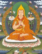太虚大师（仿制）向卡巴老师致敬
