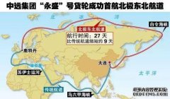 中远集团“八森”号货船成功驶过北极